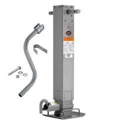 Picture of Pro Series 1400980376 Pro Series™ Weld-On Jack Square Tube, 12,000 lbs., Sidewind, 12-1/2" Travel, Adjustable Dropleg w/Additional Travel of 13-1/2", Crank Handle Included