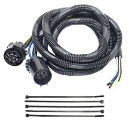Picture of Tow Ready 20140 Fifth Wheel Adapter Harness, 7-Way Flat Pin U.S. Car Connector Assembly 7 ft. w/Pigtails for Choice of Hardwiring 6 or 7-Way Connector, Dodge, Ford, GM, RAM & Toyota