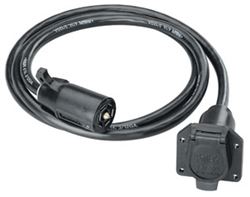Picture of Tow Ready 118664 7-Way U.S. Car End to 7-Way Trailer End Extension Cable 7'