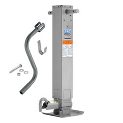 Picture of Pro Series 1400950376 Pro Series™ Weld-On Jack Square Tube, 12,000 lbs., Sidewind, 12-1/2" Travel, Adjustable Dropleg w/Spring Return & Additional Travel of 13-1/2", Crank Handle Included