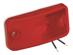 Picture of Bargman 30-17-814 Clearance Light #178 Red with White Base, No gasket