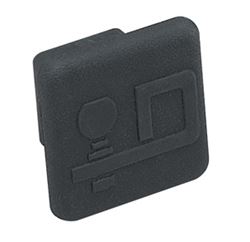 Picture of Draw-Tite 2211 Rubber Economy Receiver Tube Cover w/"D" Logo for 1-1/4" Sq. Receivers