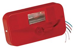 Picture of Bargman 30-92-002 Taillight Surface Mount #92 Red with Backup with White Base