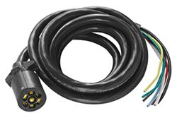 Picture of Wesbar 002478 7-Way Molded Trailer End w/ 8' Cable