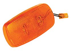 Picture of Bargman 47-59-012 Side Marker Clearance Light LED Replacement Lens Amber