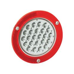 Picture of Bargman 54200-012 4" Round LED Tail Lamp with Mounting Flange