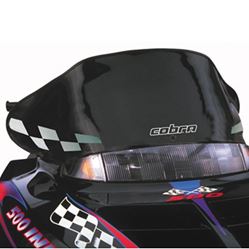 Picture of PowerMadd 11320 Polaris Cobra Evolved Windshield Low Black