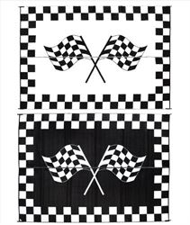 Picture of Ming'S Mark Inc RF-9121 Ming'S Mark Rf-9121 9" X 12" Racing Flag Mat