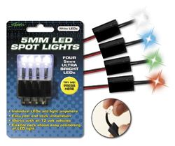 Picture of Street FX 1044399 ElectroPods White 4 LED Try Me Spot Light