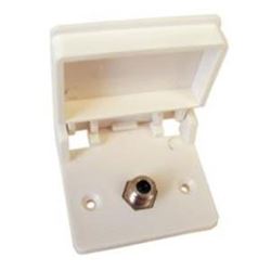 Picture of Prime Products 086202 Prime Products 08-6202 Colonial White Exterior Tv Receptacle