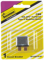 Picture of Bussmann BP/CBB30RP 30 Amp Type-Ii Atc Blade Circuit Breaker
