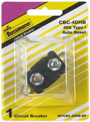 Picture of Bussmann BP/CBC40HB-RP 40 Amp Type-I Stud Mount Circuit Breaker With Lengthwise Bracket