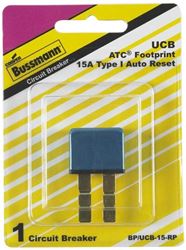 Picture of Bussmann BP/UCB15RP 15 Amp Type-I Universal Circuit Breaker