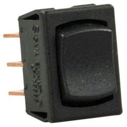 Picture of JR Race Car 13725 Jr Products 13725 Black Mini Momentary-On/off/momentary-On Switch