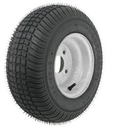Picture of American Tire 3H371 205/65-10 T&w (c) 4 Hole Silver E-Coat