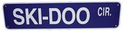 Picture of Voss Signs 624SDC Ski Doo Cir. - Aluminum Street Sign 6" X 24"