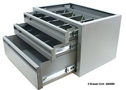 Picture of Kargo Master 40080 Steel 3-Drawer Cabinet