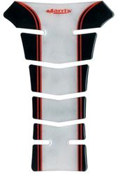 Picture of Ariete 13902-BN Harri'S Evo Puzzle Tank Protectors Black White