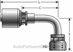 Gates G20240-0808 Coupler