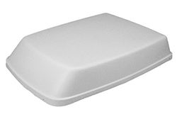 Picture of Icon Pistons 00752 Icon Penguin Dometic Duo Therm Air Conditioner Shroud, Polar White