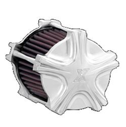 Picture of Xtreme Machine 0206-2093-CH Xtreme Machine Air Intake - Chrome 0206-2093-CH
