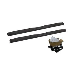 Picture of TrailFX A7003B 5 Inch Oval Straight Powder Coated Black Steel Frame Body Mount Bolts