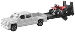 Picture of New Ray Toys 19535B Chevy Wht Trk W/ Trlr Red Atv