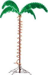 Picture of Ming'S Mark Inc 8080104 Ming'S Mark 8080104 Green Longlife Decorative Palm Tree Led Rope Light 7 Ft
