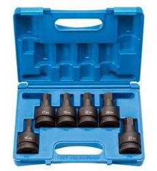 Picture of Grey Pneumatic 9196MH 1" Drive 6 Pc. Standard Hex Driver Set