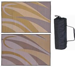 Picture of Ming'S Mark Inc GA7 Ming'S Mark Ga7 8' X 12' Brown/gold Reversible Graphic Mat