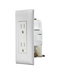 Picture of Rv Designer S811 Rv Trailer Camper White Dual Outlet W/cover Plate Designer Collection S811