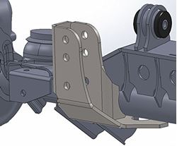 Picture of Artec Industries TJ3013 Raised Tracbar Bracket For Tj Front Axle