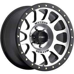 Picture of Method Race Wheels MR30578550300 Method Race Wheels Nv Black Wheel With Machined Face (17x8.5"/5x5")