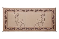 Picture of Ming'S Mark Inc PE1 Mat-Deer 8'X18' Blk-Brn-Beige