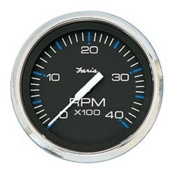 Picture of Faria Instruments 33742 FARIA CHESAPEAKE BLACK 4" TACHOMETER 4000 RPM DIESEL