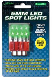 Picture of Street FX 1044400 ElectroPods Green 4 LED Try Me Spot Light