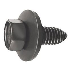 Picture of Auveco 11109  11109 Hex Head Sems CA Point Body Bolt, 3/8 in - 16 TPI x 1 in L x 9/16 in Across Flats, Phosphate