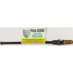 Picture of American Grease Stick PVF Steel Brake Line Adapter, 3/16 x 8 (3/8-24 Inverted)(M10x1.0 Bubble)