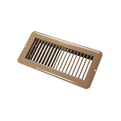 Picture of JR Products 02-28995 Undampered Floor Register 4" X 10", Brown