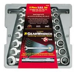 Picture of GearWrench 9308D 8 Pc. 12 Point Ratcheting Combination Sae Wrench Set