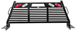 Picture of Frontier Truck Gear 110-41-0008 10-C Dodge Ram Hd Full Louvered Heavy Duty Headache Rack W/lights