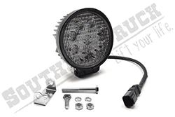 Picture of SOUTHERN TRUCK 79912 4.5" 27W Round LED Light Flood DT Harness 79900/2,160 Lumens