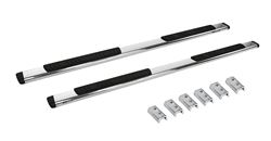 Picture of Big Country Truck Accessories 395224876 5" Widesider Platinum Side Bars Kit: 87" Long + Brackets