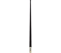 Picture of Digital Antenna 528-VB Vhf Antenna, 4db, 4' Black, Mfg#528-Vb, Black Fiberglass W/ 1"14 Stainless Ferrule, 4' Length, 4db Gain, Brass Radiators. Includes Gold Factory Attached Mini-Uhf Female Connector, Mini-Uhf Male To Male Adapter, & 15' Of Rg-8x Low-Loss Marine Cable.