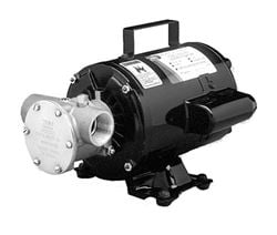 Picture of Jabsco 60500003 23 gpm Pump, 1" NPT Ports, 8-5/8"H x 8-5/8"W x 13"L, Nitrile Impeller