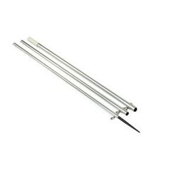 Picture of Lee'S Tackle AO8712CR Lee'S 12' Mkii Bright Silver Pole W/ Black Spike 1 3/8" Od