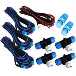 Picture of Raymarine A25062 Seatalk Ng Backbone Kit, Mfg# A25062, Contains Everything Needed To Construct A Basic Seatalk Ng Network. Includes Two A06031 Terminators, A06037 20m Backbone Cable, Two A06036 5m Backbone Cables, Four A06028 T Pieces, A06049 Power Cable & Manual.