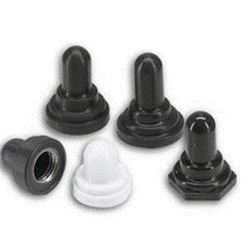 Picture of Paneltronics 048-002 Paneltronics Rubber Boot Round Shape 23/32 Dia 7/8 H Black