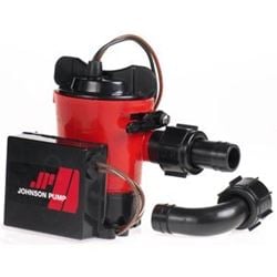 Picture of JOHNSON PUMPS 07903-00 JOHNSON PUMP 1000GPH ULTIMA   COMBO PUMP 3/4" HOSE DURA PORT