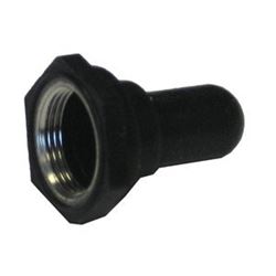 Picture of Paneltronics 048-001 Paneltronics Rubber Boot Hex Shape 5/8 Diameter 7/8 H Blk